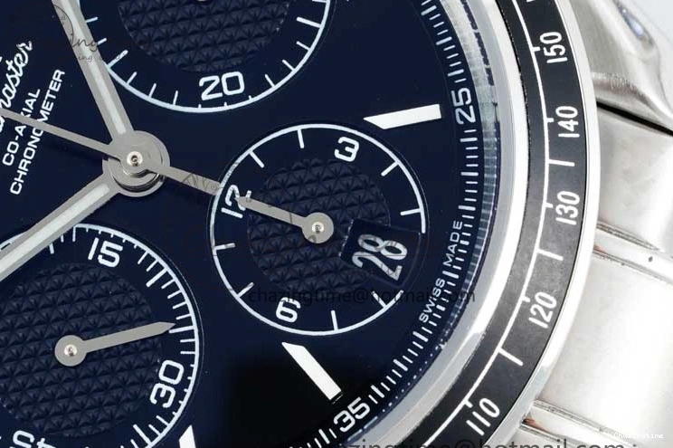 0503 Speedmaster Racing Master SS HKF Best Edition Black Dial on SS Bracelet A Versatile 7810